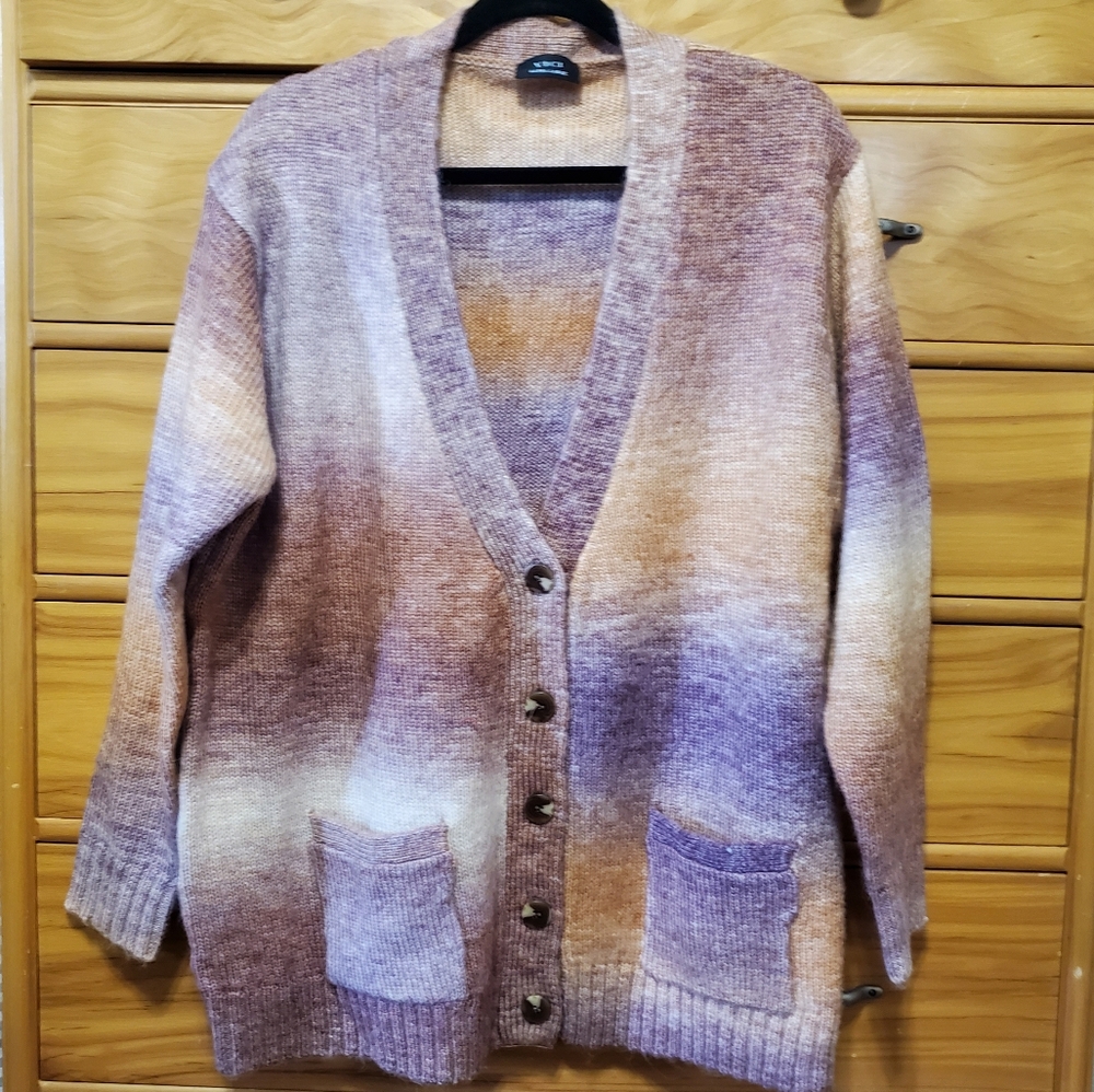 Vici Dolls ombre button up cardigan